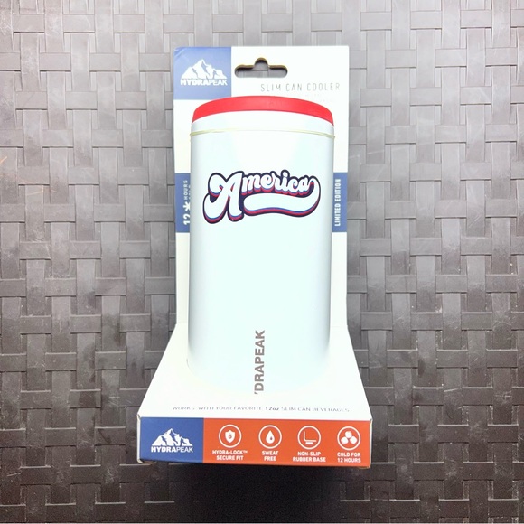 Hydrapeak White Slim Can Cooler - Picture 1 of 5